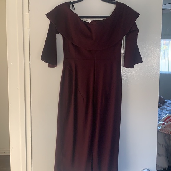 Brand new Babaton maroon dress 👗 - Picture 4 of 5
